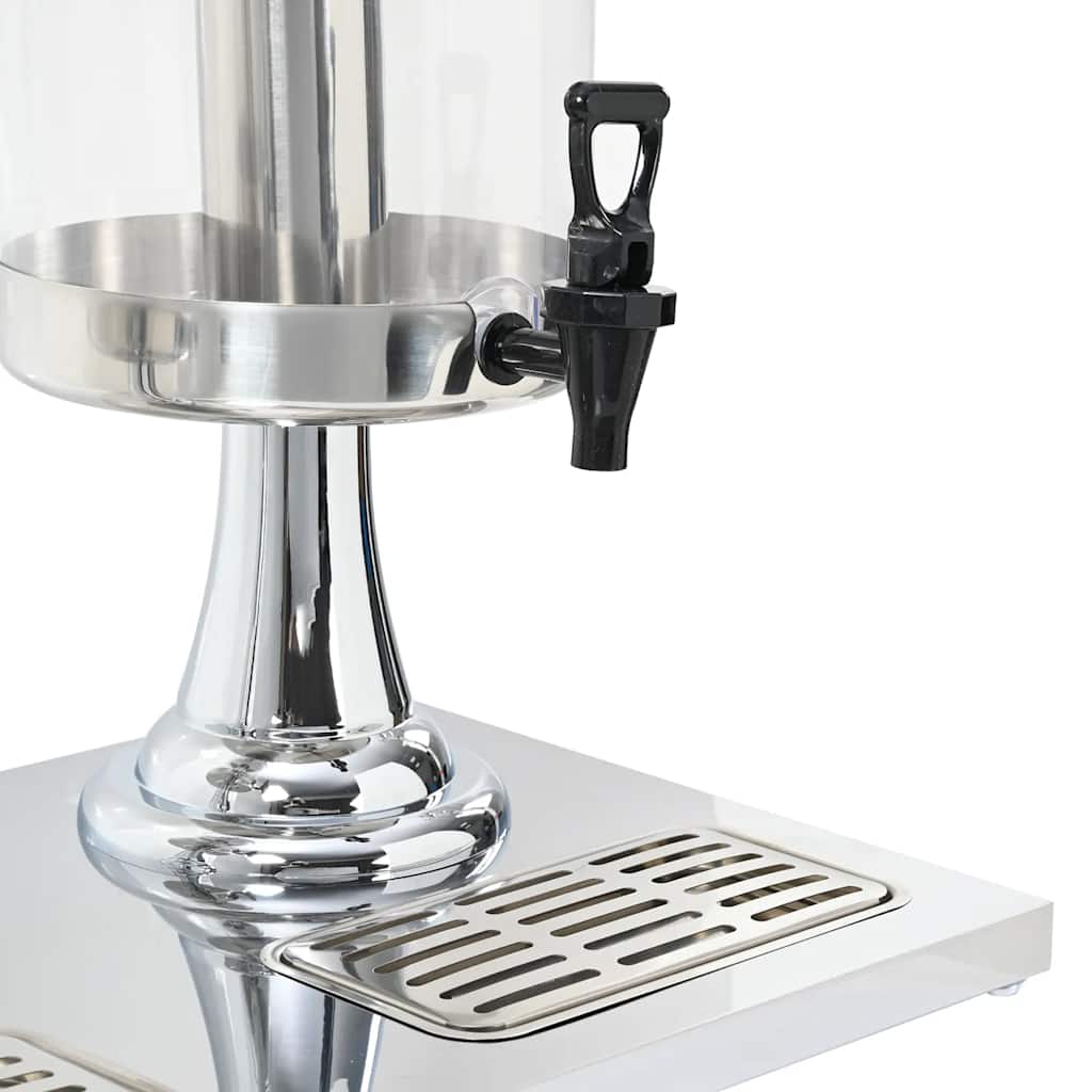 Getränkespender 2-fach Edelstahl 2 x 8 Liter