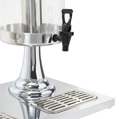 Getränkespender 2-fach Edelstahl 2 x 8 Liter