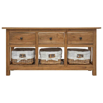Sideboard Massives Mahagoniholz 100x30x50 cm