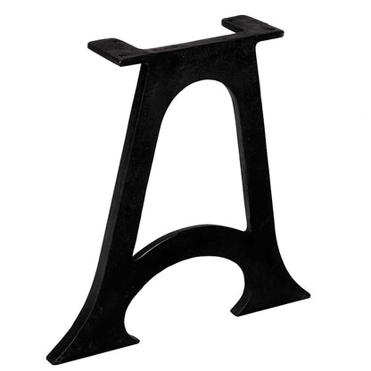 Couchtisch-Beine 2 Stk. mit Gewölbtem Fuß A-Gestell Gusseisen