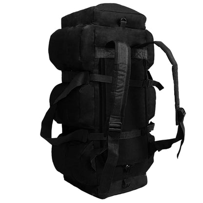 3-in-1 Seesack Armee-Stil 45 L Schwarz