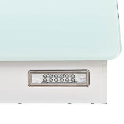 Wandhaube Edelstahl 756 m³/h 60 cm Weiß