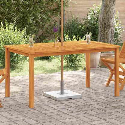 Gartentisch 150x90x74 cm Massivholz Akazie