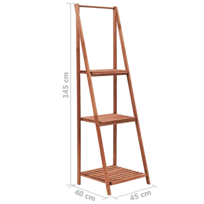 Pflanzenständer Zedernholz 45x40x145 cm