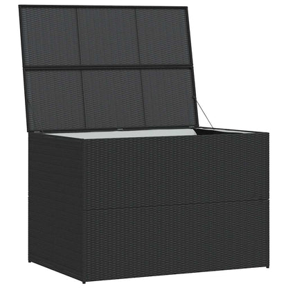 Garden-Auflagenbox Schwarz 150x100x100 cm Poly Rattan