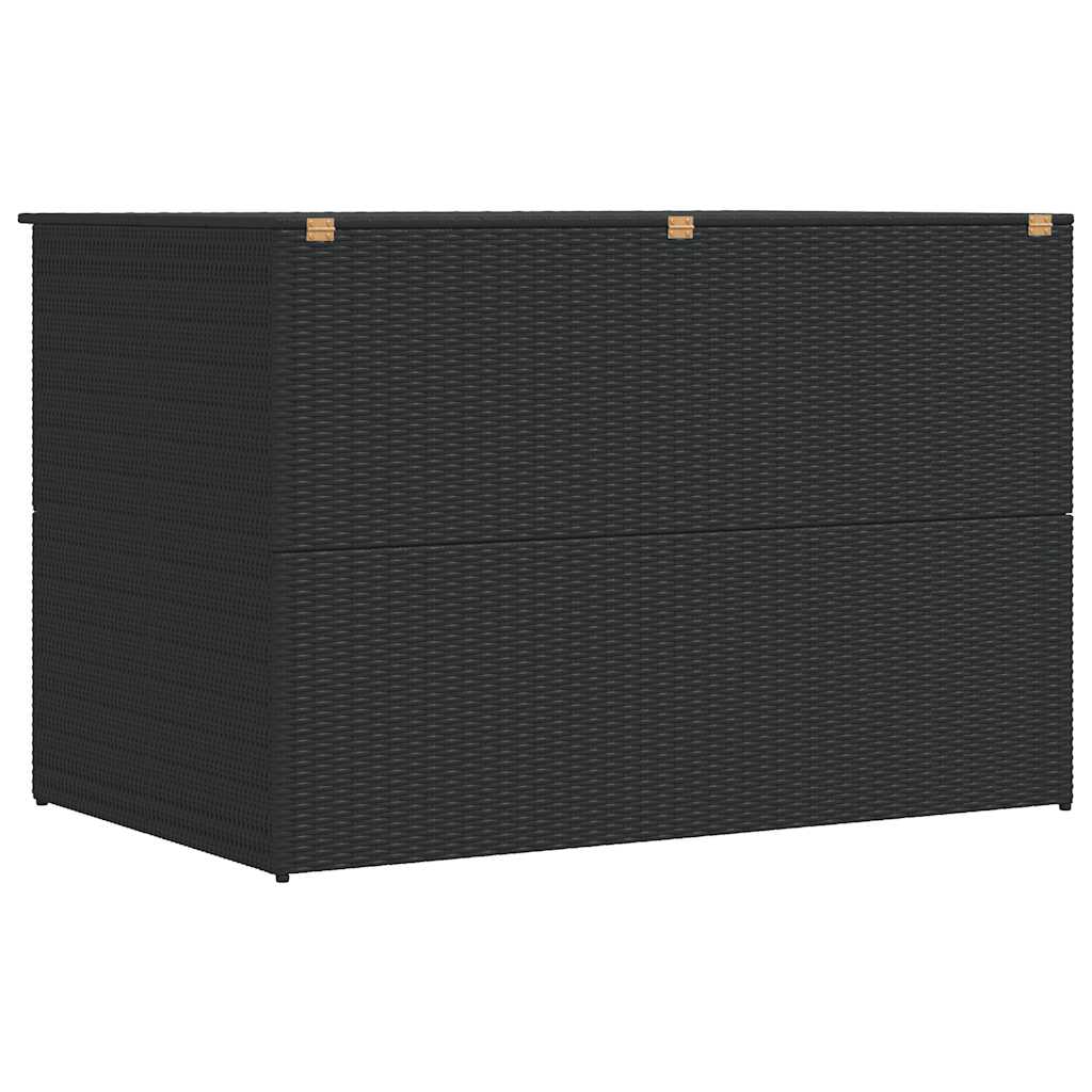 Garden-Auflagenbox Schwarz 150x100x100 cm Poly Rattan