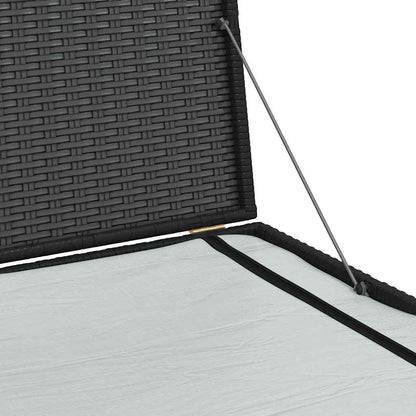 Garden-Auflagenbox Schwarz 150x100x100 cm Poly Rattan