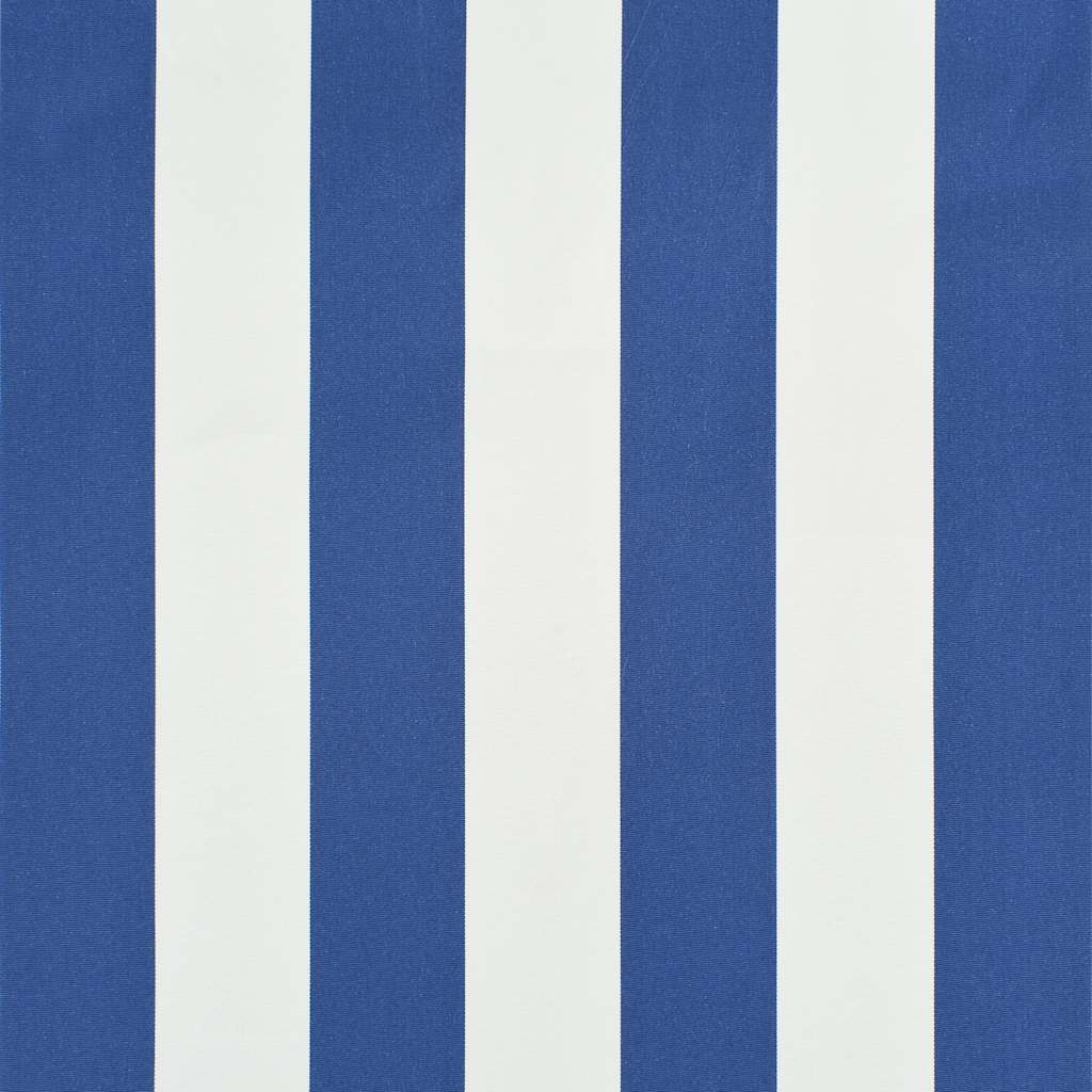 Einziehbare Markise 250×150 cm Blau und Weiß