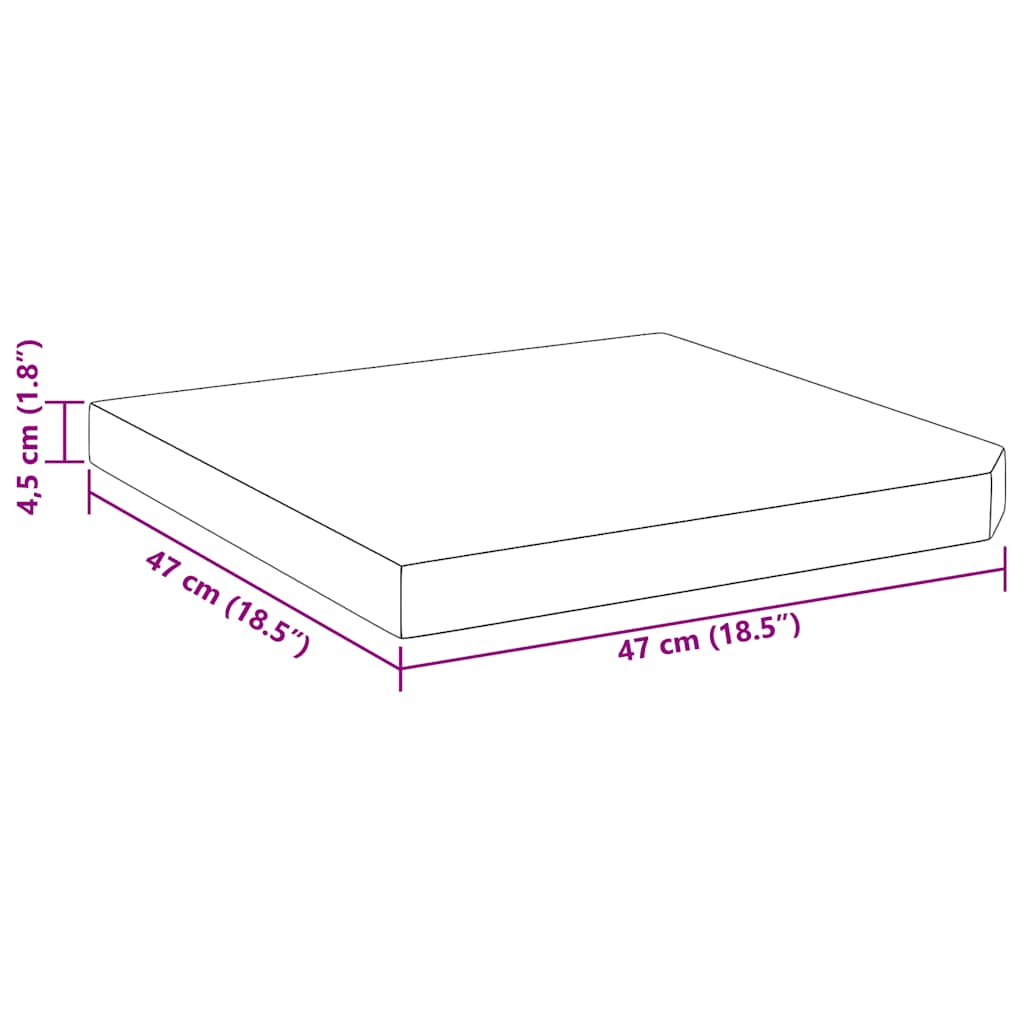 Sonnenschirm-Gewichtsplatte Granit 25 kg Quadratisch Grau