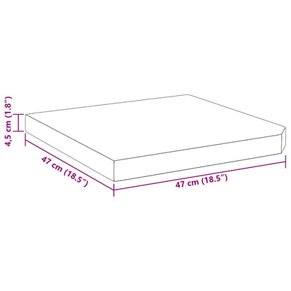 Sonnenschirm-Gewichtsplatte Granit 25 kg Quadratisch Grau