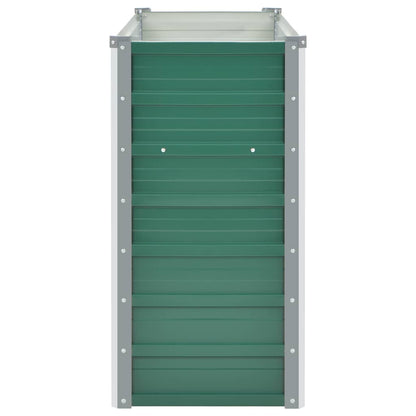 Garten-Hochbeet Verzinkter Stahl 100x40x77 cm Grün