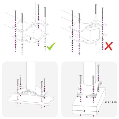 Ausziehbare Seitenmarkise 100 x 300 cm Schwarz