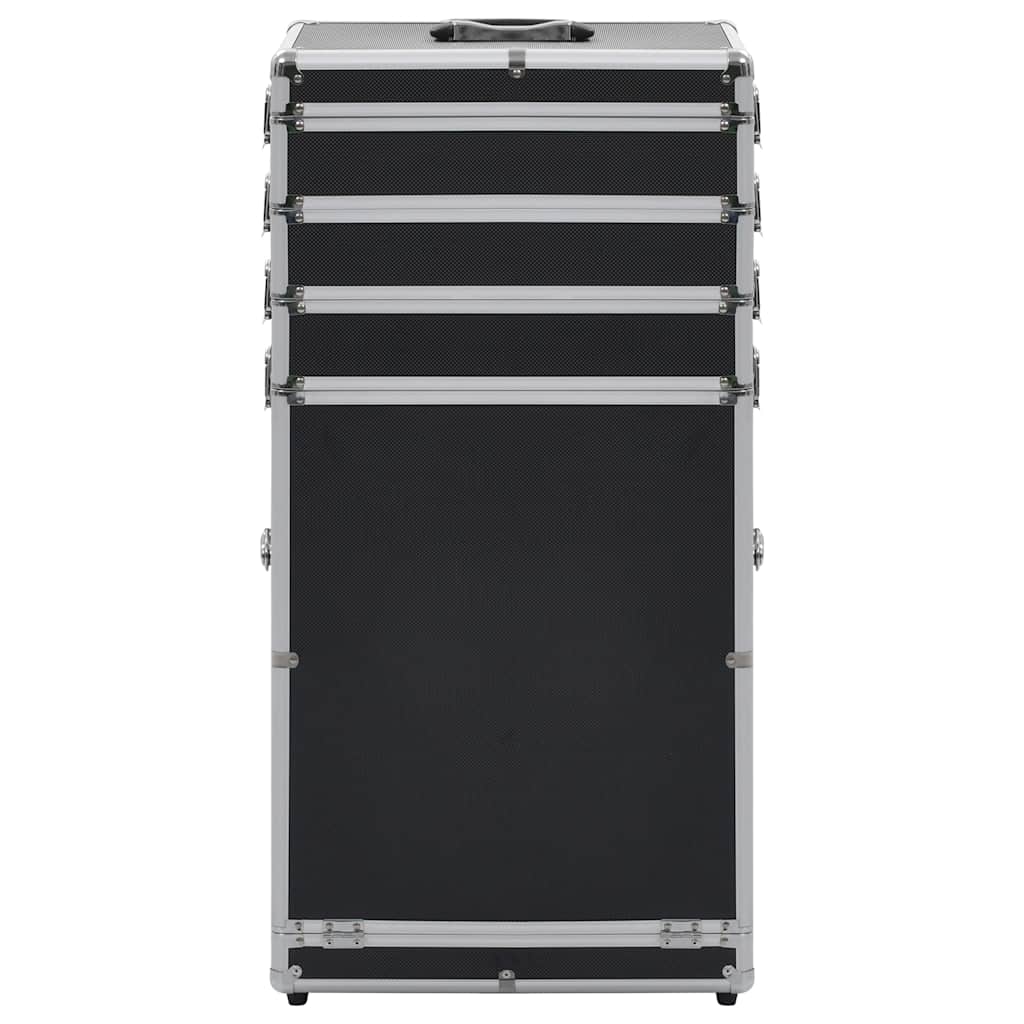 Kosmetikkoffer Aluminium Schwarz