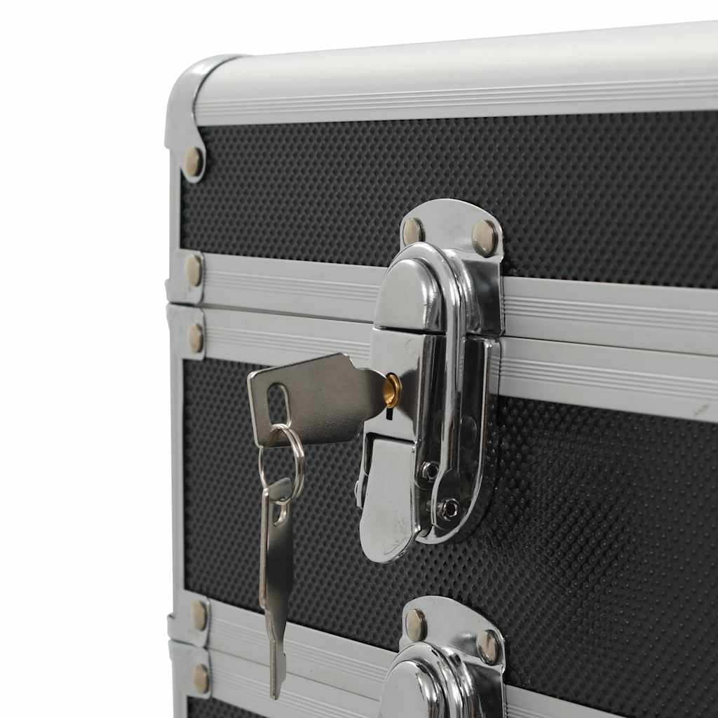 Kosmetikkoffer Aluminium Schwarz