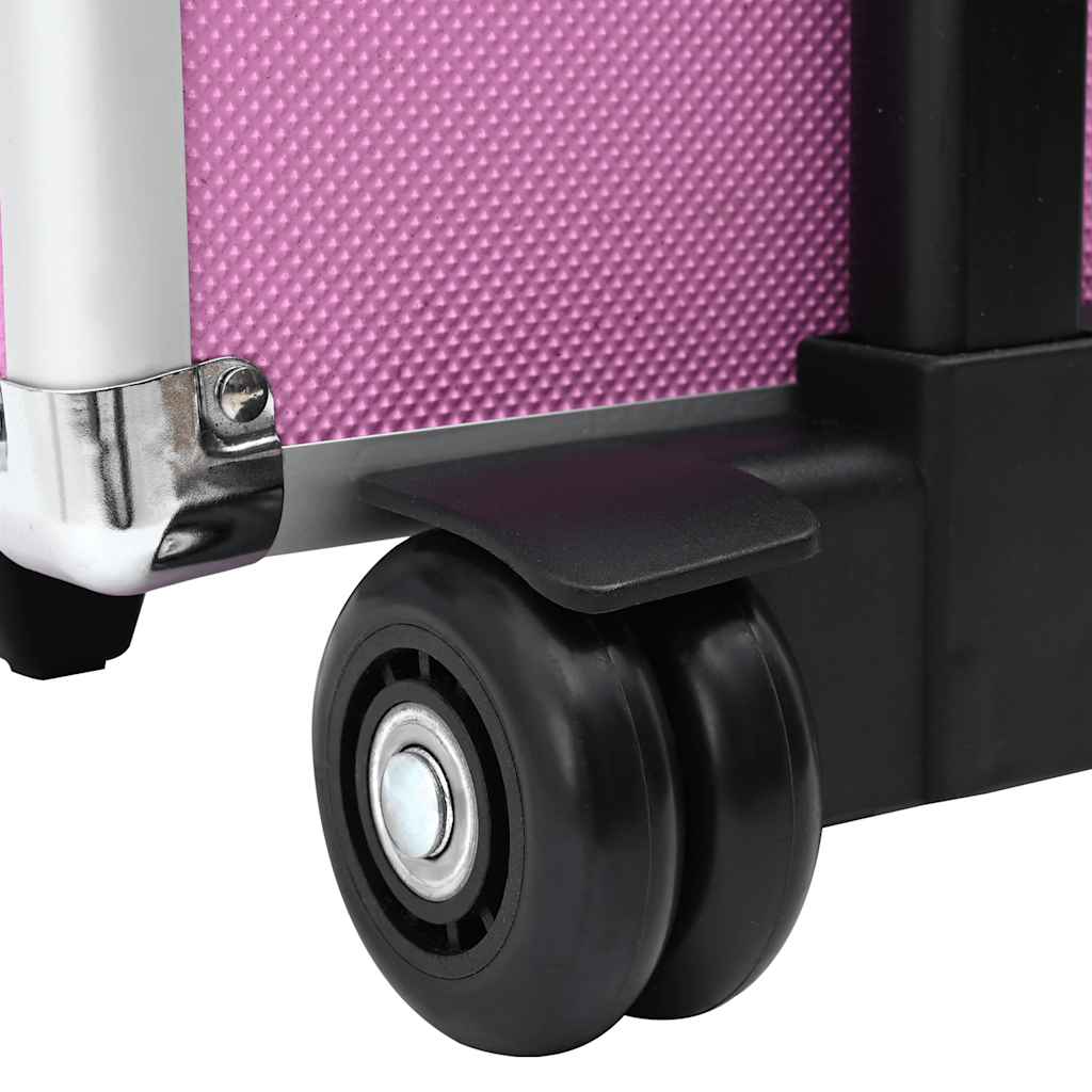 Kosmetikkoffer Aluminium Rosa