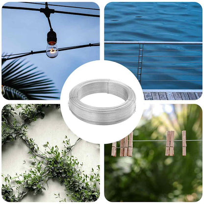 Zaun-Bindedraht 250 m 3,8 mm Stahl