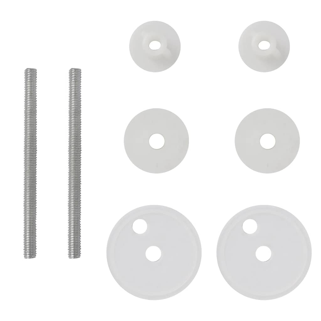 Toilettensitze mit Deckel 2 Stk. MDF Steine