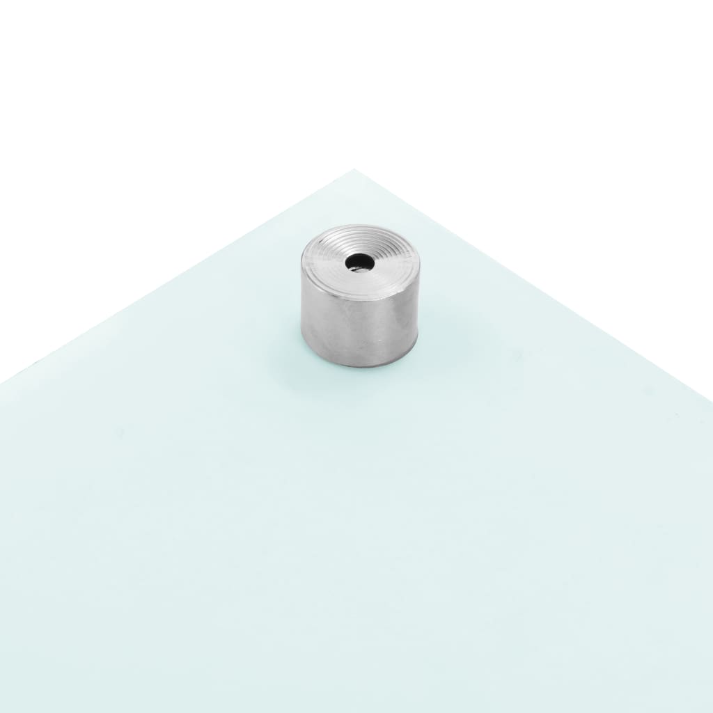 Küchenrückwand Weiß 100x50 cm Hartglas