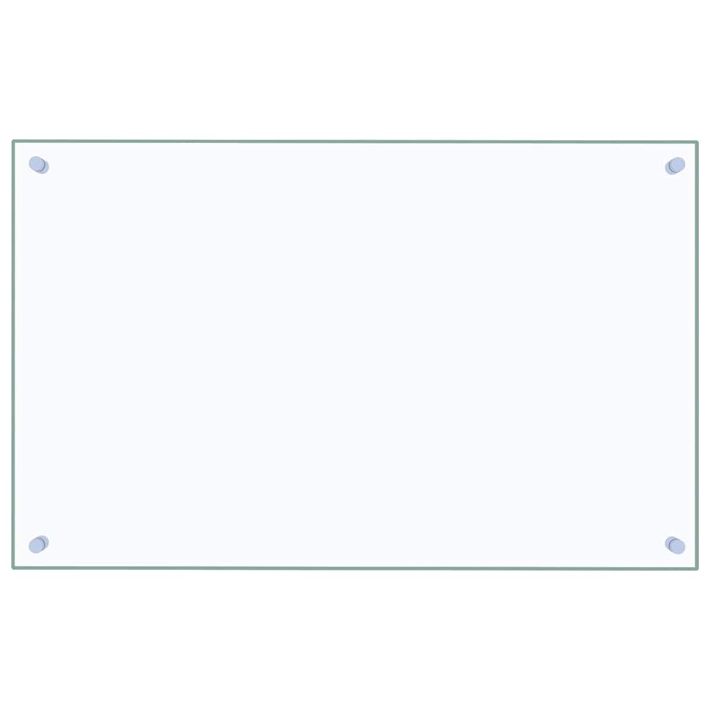 Küchenrückwand Transparent 80×50 cm Hartglas