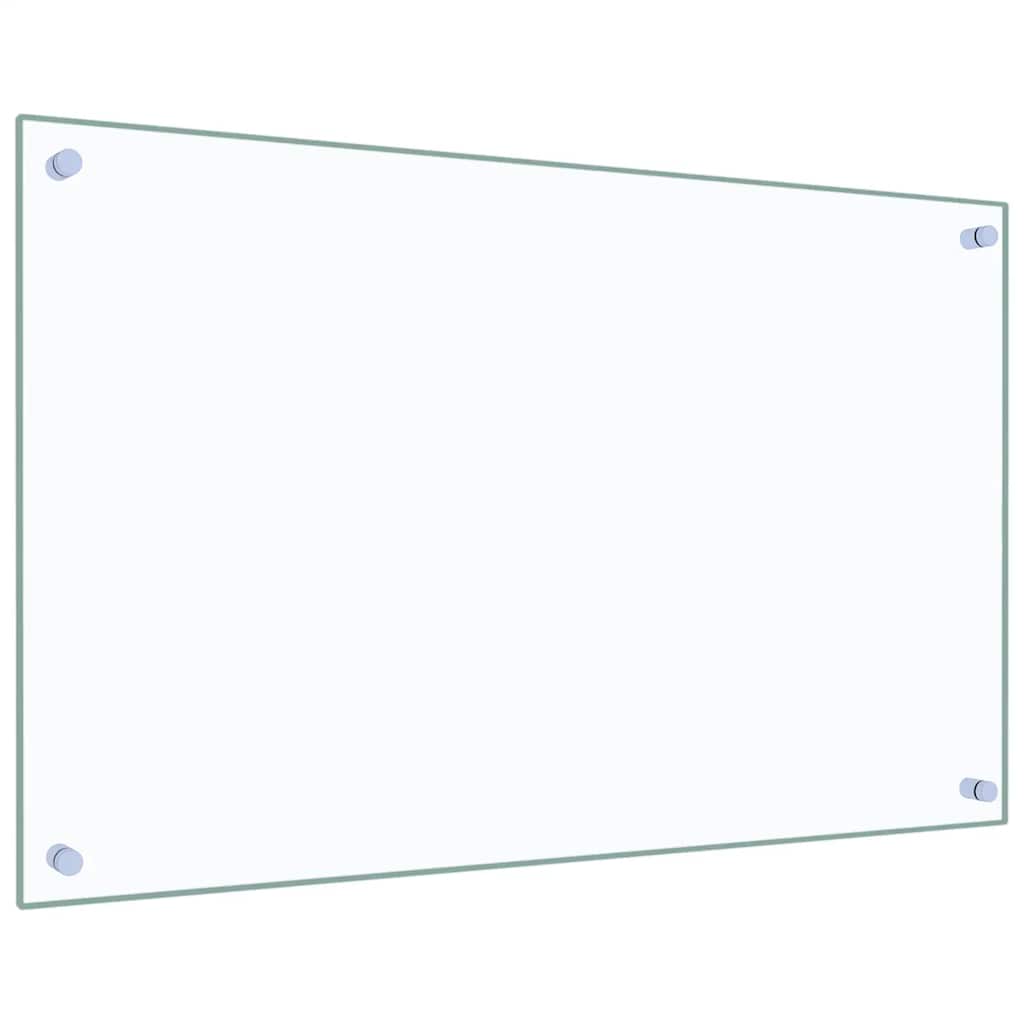 Küchenrückwand Transparent 80×50 cm Hartglas