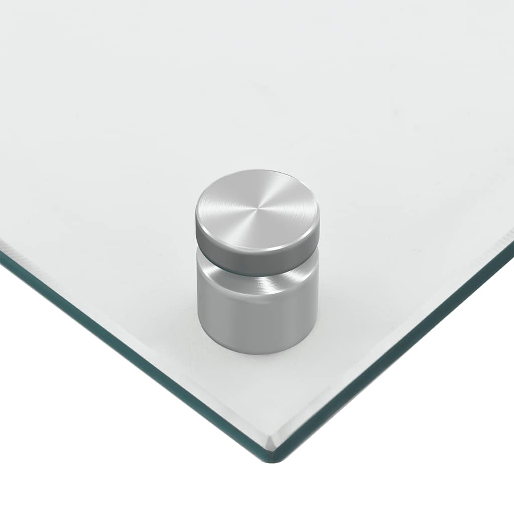 Küchenrückwand Transparent 80x60 cm Hartglas