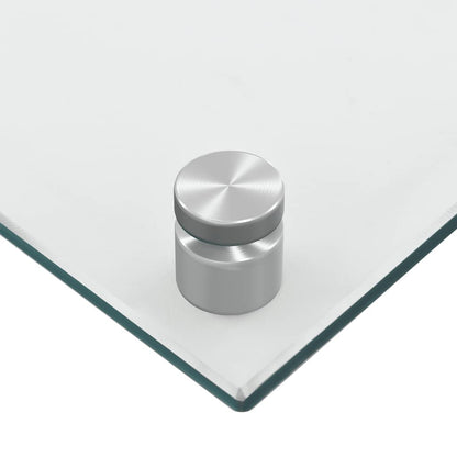 Küchenrückwand Transparent 80x60 cm Hartglas