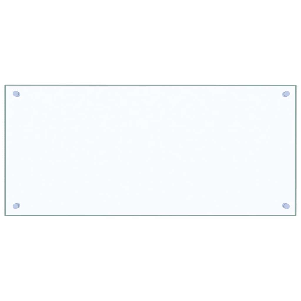 Küchenrückwand Transparent 90×40 cm Hartglas