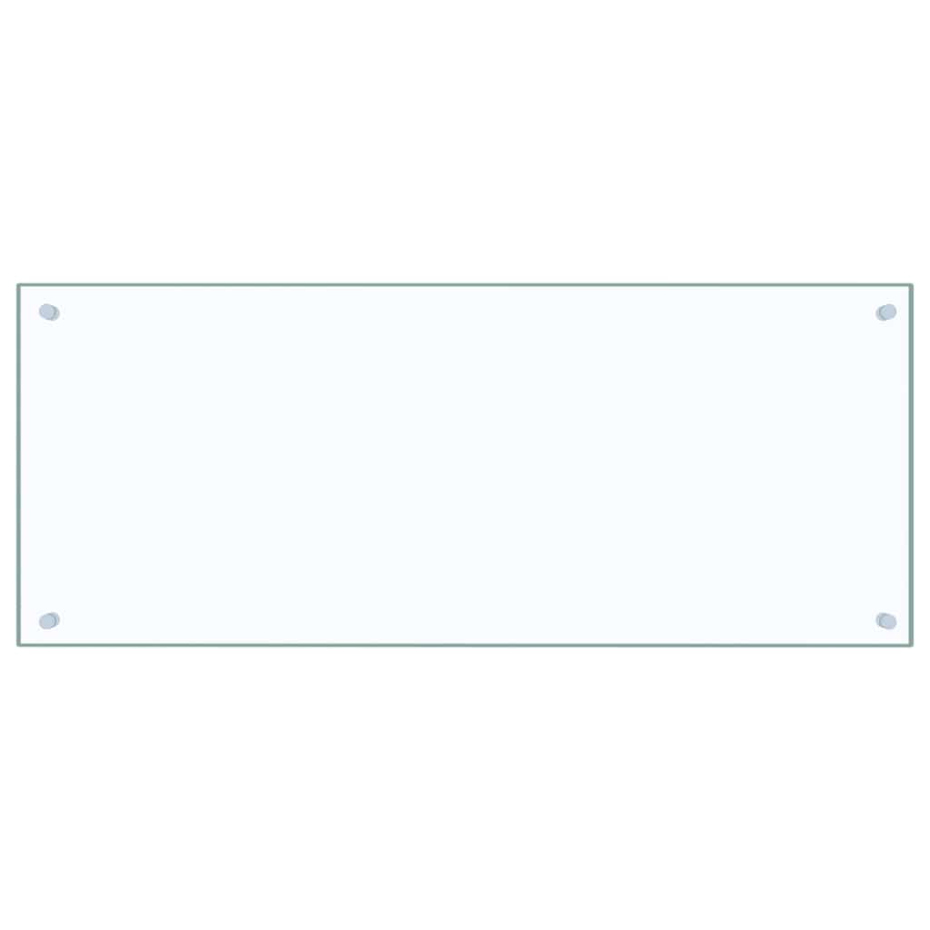 Küchenrückwand Transparent 100×40 cm Hartglas