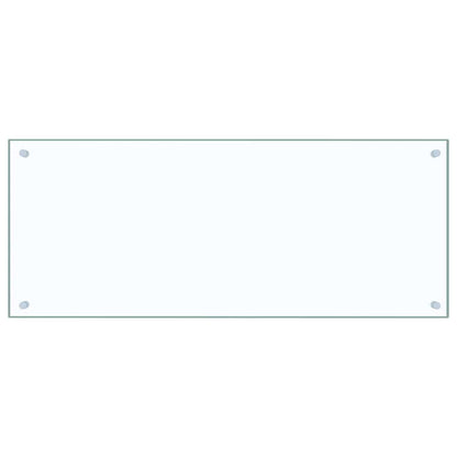 Küchenrückwand Transparent 100×40 cm Hartglas