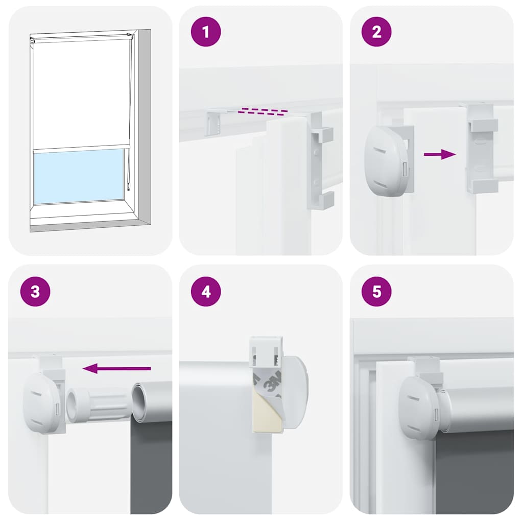 Verdunkelungsrollo 164,4 x 175 cm, Stoffbreite 160 cm, Beige