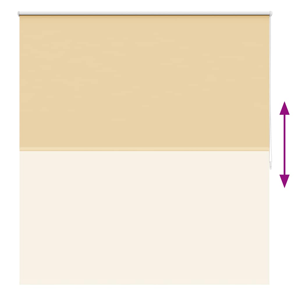 Verdunkelungsrollo 164,4 x 175 cm, Stoffbreite 160 cm, Beige