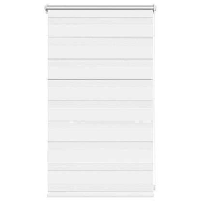 Zebra-Rollo 50,9 x 100 cm, Stoffbreite 46,7 cm, Weiß