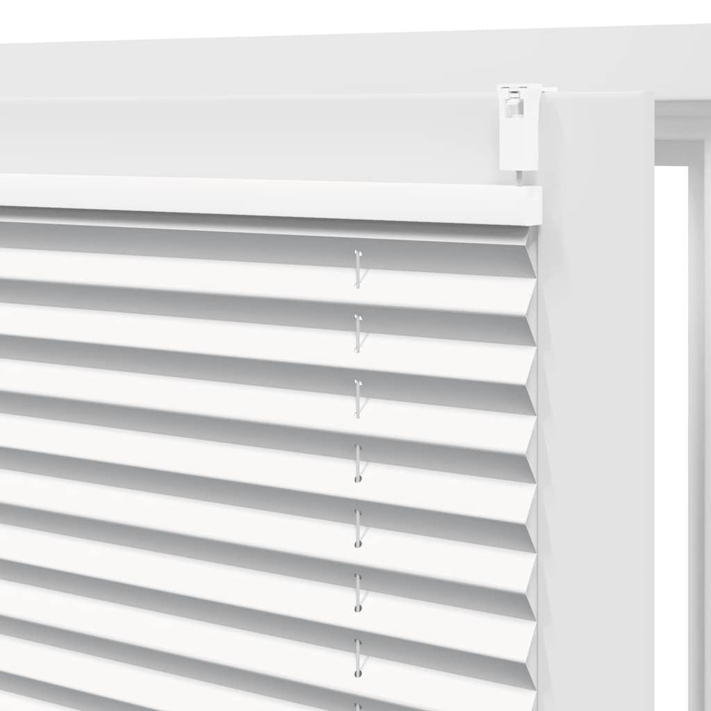 Verdunklungsplissee 60×100 cm Weiß