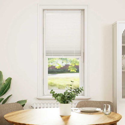 Verdunklungsplissee 60×100 cm Weiß