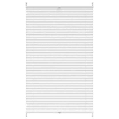 Verdunklungsplissee 90×100 cm Weiß