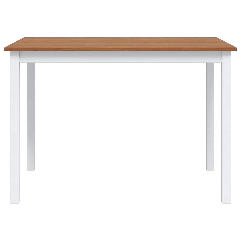 5-tlg. Essgruppe Braun und Weiß