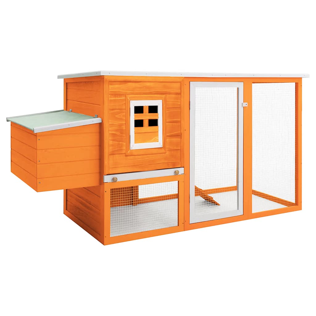 Hühnerstall mit 1 Legenest Holz