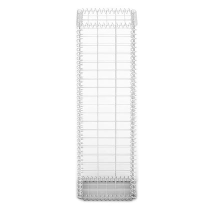 Steinkorb Gabione mit Deckeln Verzinkter Draht 100×30×30 cm