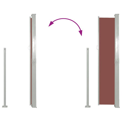 Ausziehbare Seitenmarkise 160x300 cm Braun