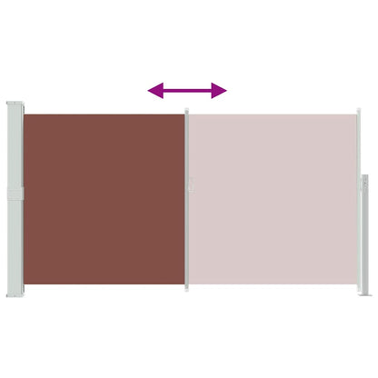 Ausziehbare Seitenmarkise 160x300 cm Braun