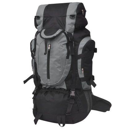 Wanderrucksack XXL 75 L Schwarz und Grau