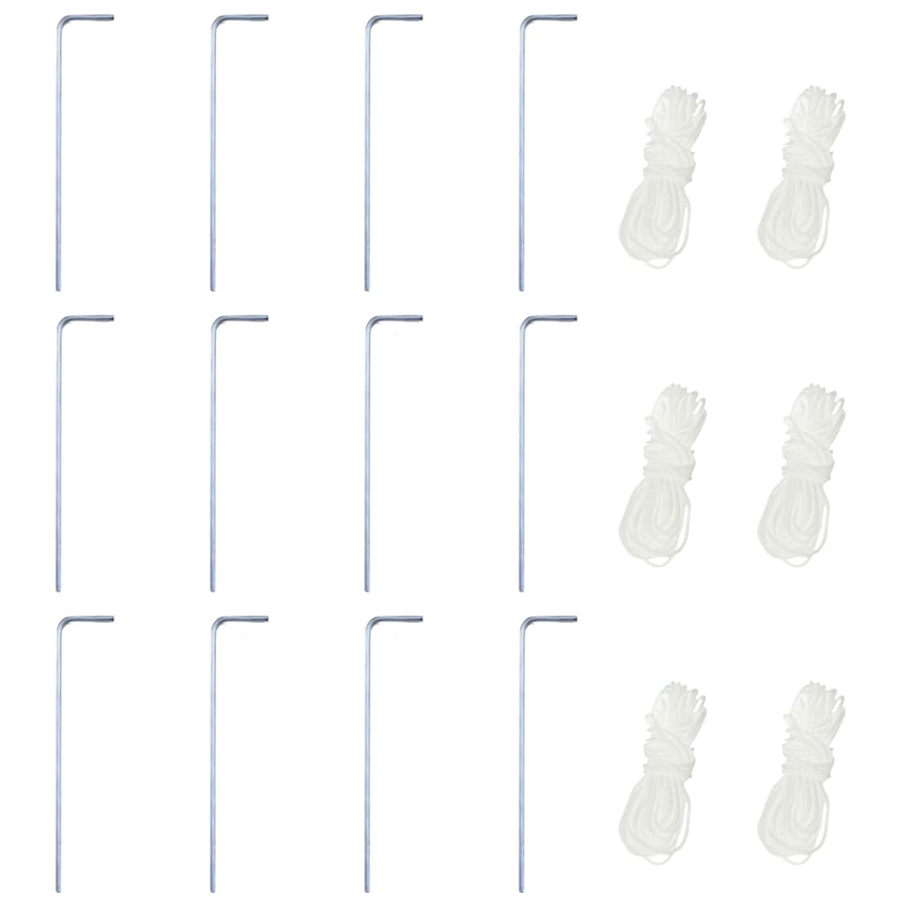 Pop-Up-Partyzelt Hexagonal Faltbar Grau 3,6x3,1 m