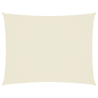 Sonnensegel Oxford-Gewebe Rechteckig 4x6 m Creme