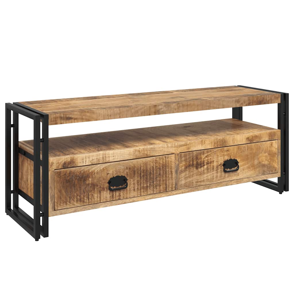 TV-Schrank 120x35x45 cm Massivholz Mango