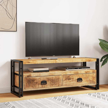 TV-Schrank 120x35x45 cm Massivholz Mango