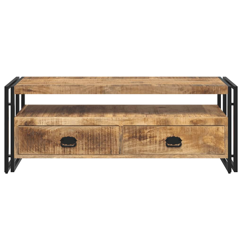 TV-Schrank 120x35x45 cm Massivholz Mango