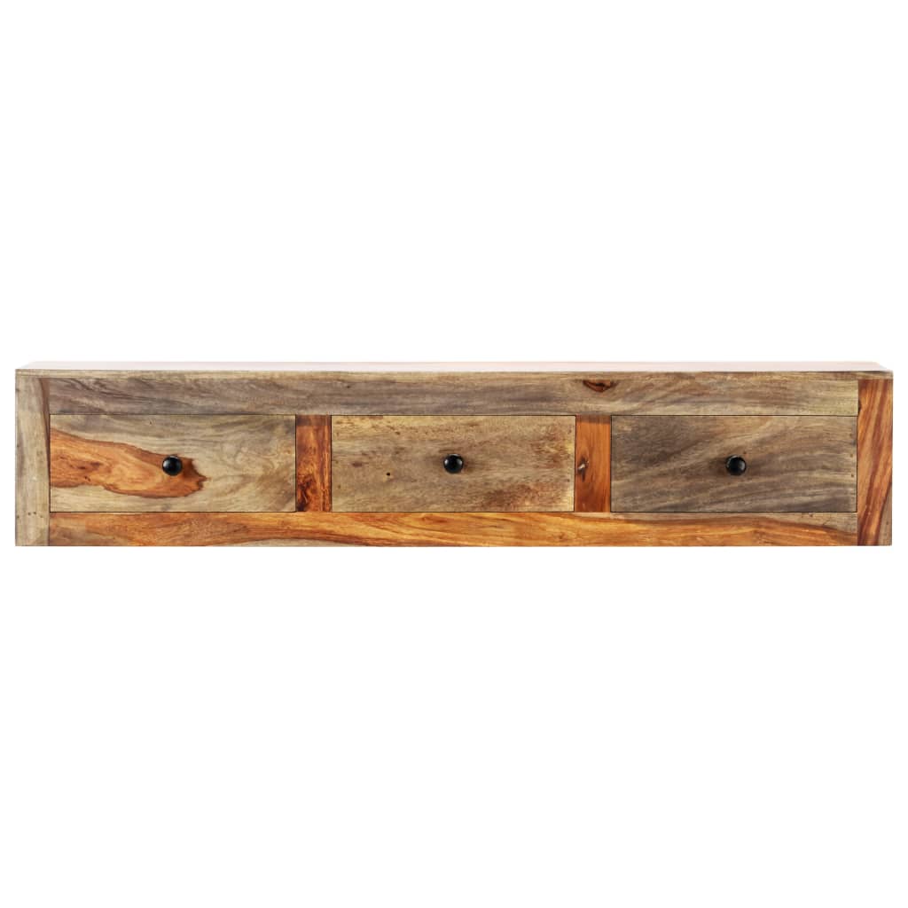 Wand-Konsolentisch 100x25x20 cm Massivholz Akazie