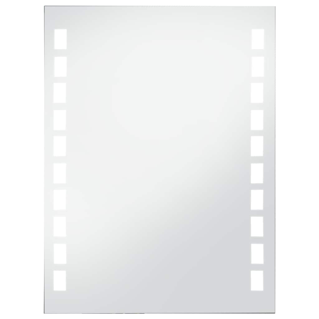 Badezimmer-Wandspiegel mit LEDs 60x80 cm