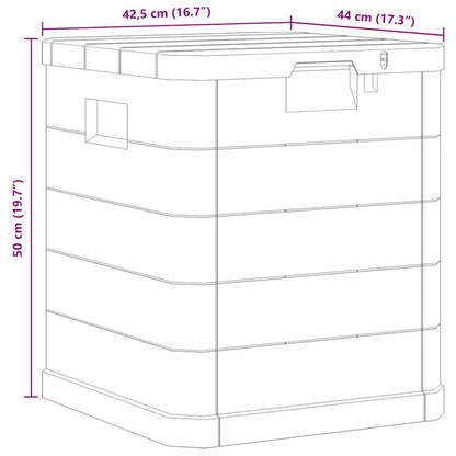 Garten-Aufbewahrungsbox 90 L Anthrazit