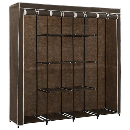 Kleiderschrank mit 4 Fächern Braun 175 x 45 x 170 cm